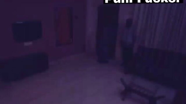 Blurry Indian stepdad fucks busty bahu in dim bedroom