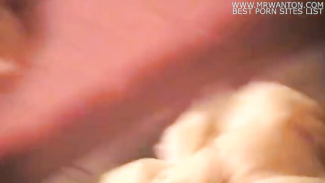 Blurry closeup of pale skin and flesh in hotwife fuck scene