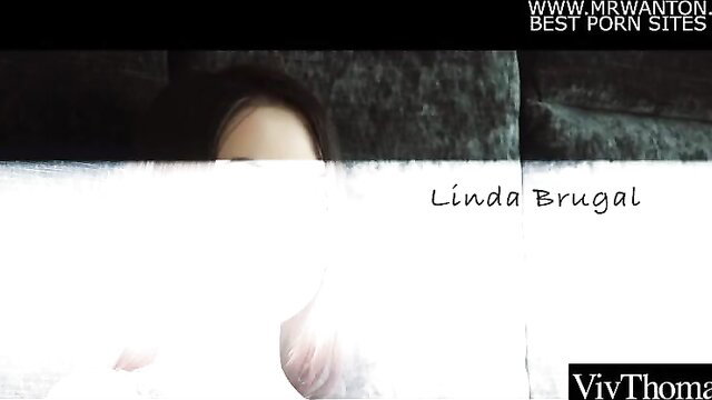 Linda Brugal in lesbian ass licking scene by VivThomas