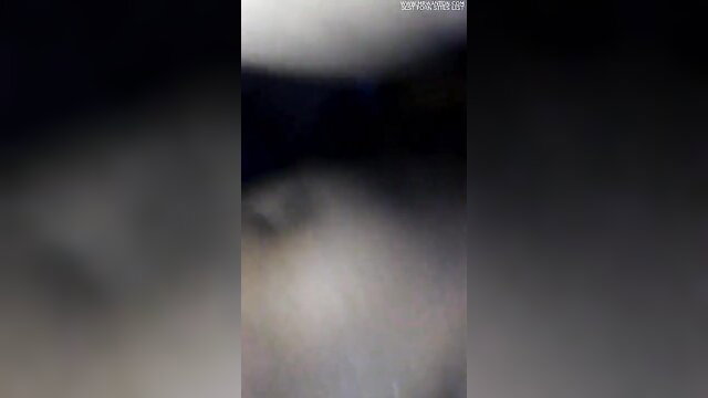 Blurry closeup of woman with cum on face and chest begs cum inside me