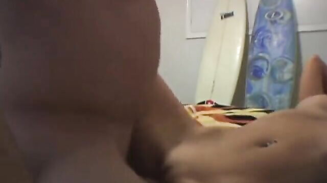 Hot amateur brunette closeup pussy tease on bed