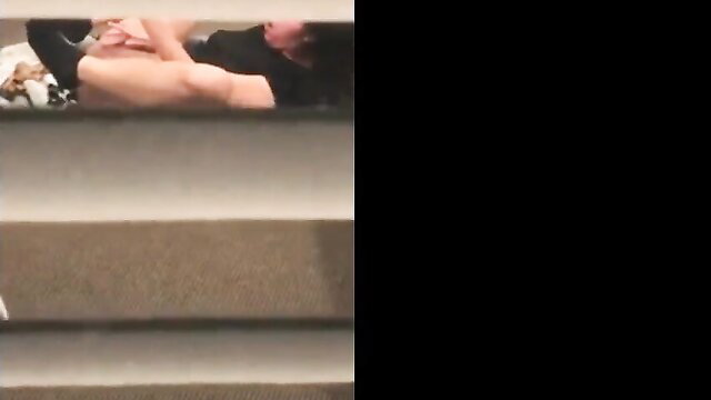 Neighbor girl spied on masturbating pussy solo on floor