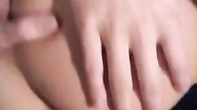Heather Harmon anal closeup handjob hand on cock
