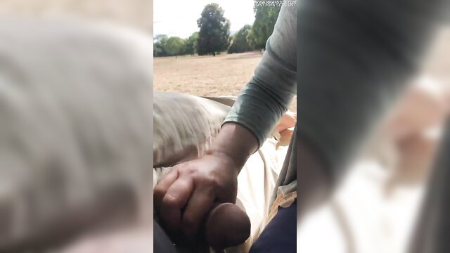 Arabic hijab girl handjob at outdoor picnic, amateur NSFW