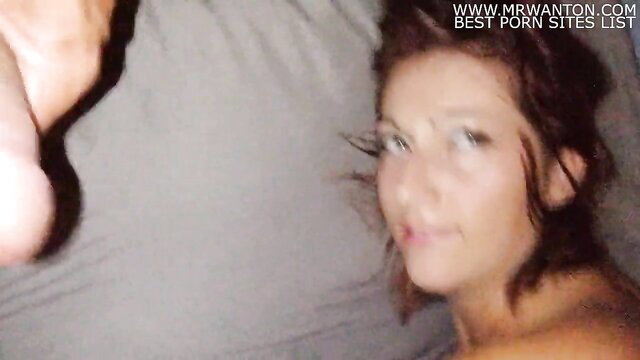 Hotwife fucked by bull as husband jerks off nearby