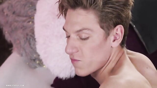 John Hardy twink bareback anal closeup with Joel Tamir Staxus