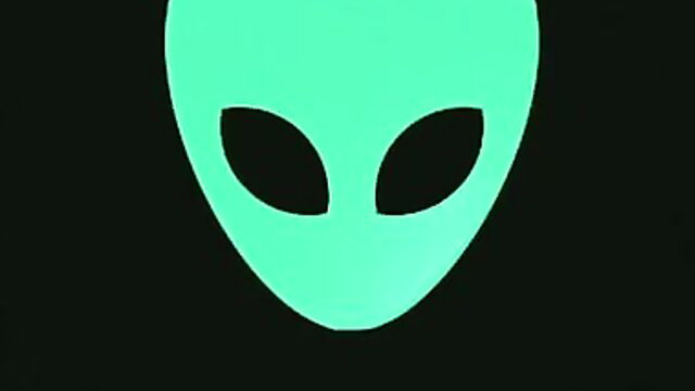 Glowing alien emoji face thumbnail for Area51.porn Indian riding sex video