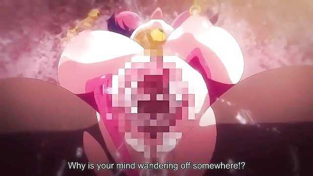 Raunchy hentai slut with censored pussy flower pose unimaginable porn