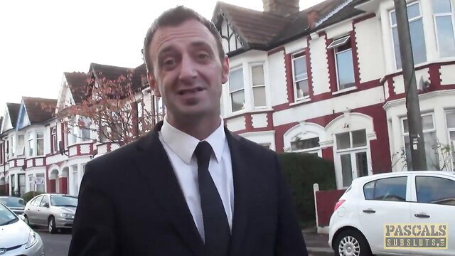 Pascals Subsluts Pascal White in suit on street thumbnail