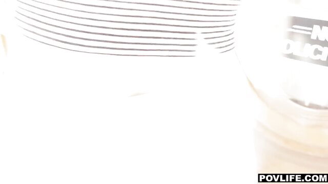 Online hottie with stockings fucked hard on first date POV