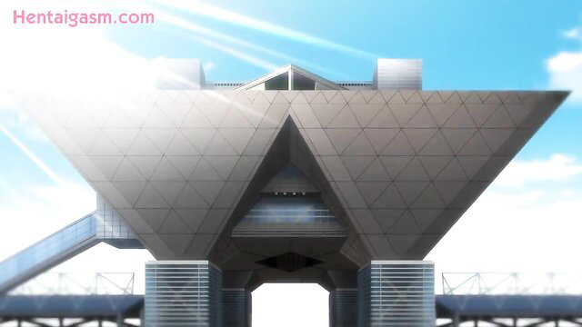 Hentai anime building exterior with sunlight beams, Tsuma Ni Damatte Sokubaikai 2