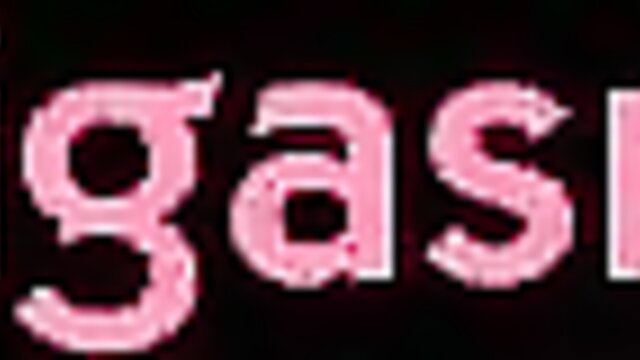 Hentai girl with huge tits in lewd pink text overlay, bizarre secret scene