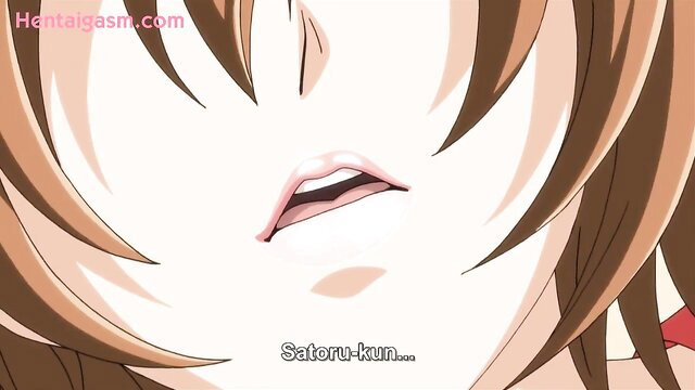 Otome Hime closeup seductive lips and tongue, uncensored hentai