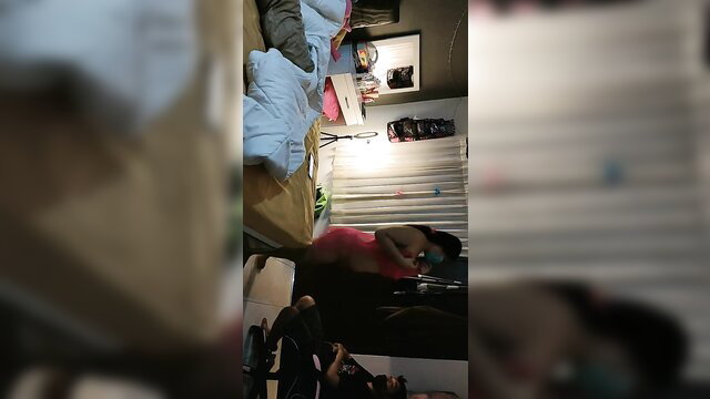 Viral prank ojol delivery man sex part 2, Asian woman rides cock on bed