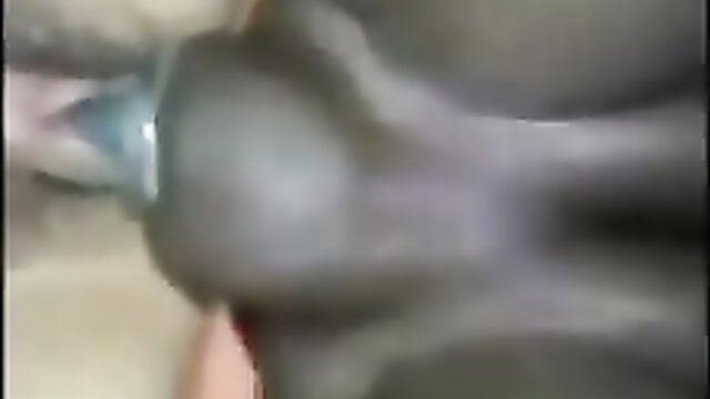 Blurry closeup of Asian Marilou giving messy blowjob at massage parlor