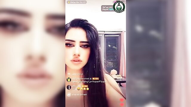 Sexy Saudi model Ash closeup seductive gaze black hair