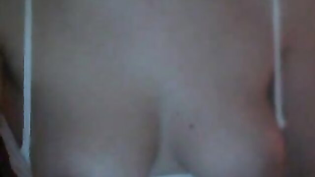 Blonde slut's big tits exposed in live webcam show