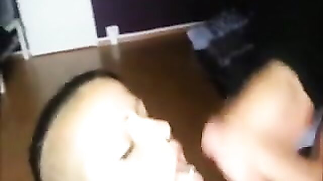 Minh German girl sucking dick closeup POV