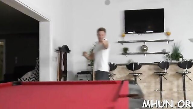 Hot MILF seduced and fucked hard in living room