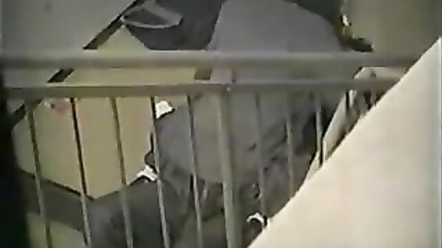 Amateur voyeur public sex at night: couple fucking on building corner