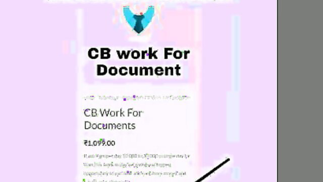 CB Work For Documents adult video thumbnail with pink background