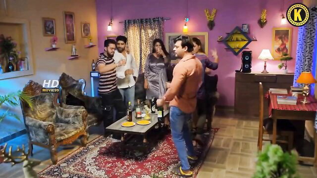 Looteri S1E3 Kangan hot Hindi web series big tits group party