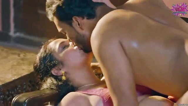 Indian MIL mother-in-law passionately kissing nude man in hardcore sex scene