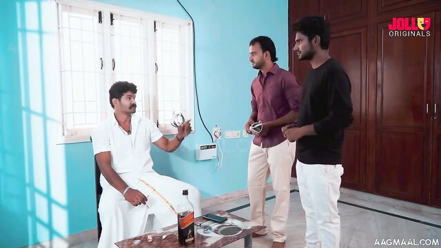 3 Shades Tamil hot web series men chatting with big ass tease