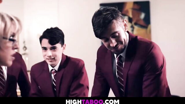 Dee Williams whore teacher gangbanged by students in school uniforms