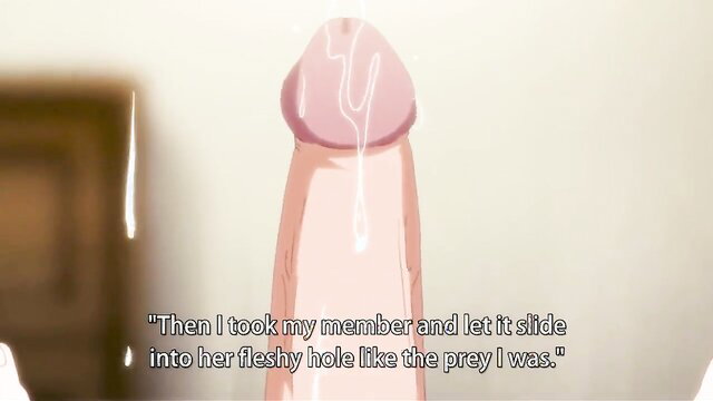 Animated closeup of massive cock sliding into fleshy wet pussy