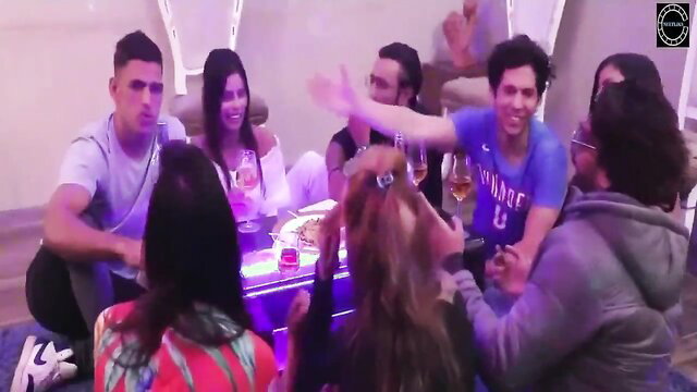 Indian stunners in wild group party with drinks and flirty vibes