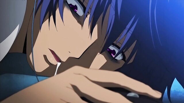 Dystopian JAV male owner eyes female slave prostitute intently