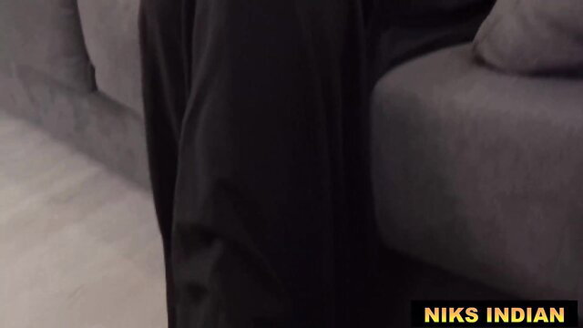 Indian burqa babe's ass eaten by hubby's friend in anal fuck