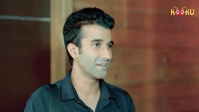 Handsome Indian man in black shirt from Chul Loveria Kooku web series