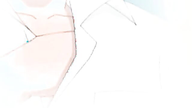 Anime hentai girl in doggy style sex pose, big ass up