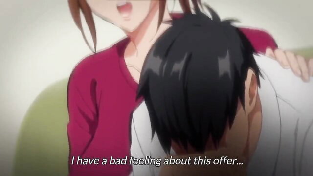 Curvaceous wife embraces boss intimately in seductive JAV scene