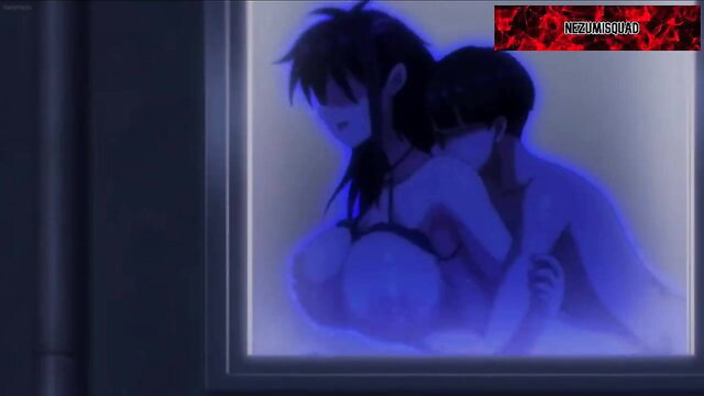 Busty anime succubus mom embraces son in steamy hentai embrace