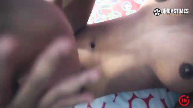 Indian babe's big tits sucked in rough amateur fuck closeup