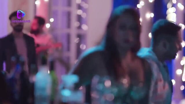 Busty Indian stepmom dances seductively with stepson in wild party