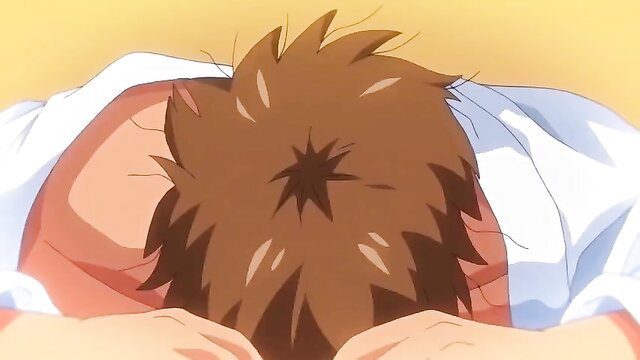 Anime brother face down ass up in bed, hot hentai MILF tease