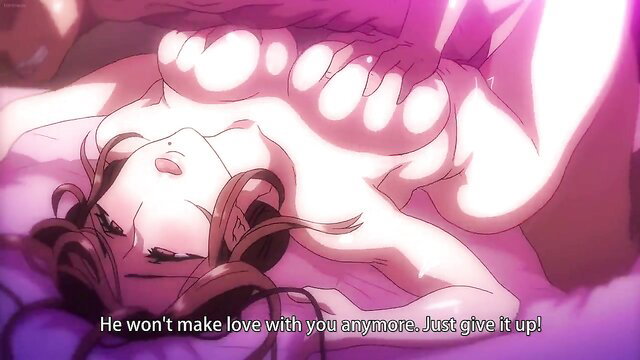 Asian MILF hentai with huge tits spread wide, cheating fuck