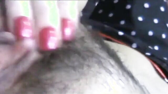 Horny MILF red nails gripping BBC in hotel room fuck