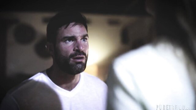 Charles Dera with Kristen Scott in intense Adult Time threesome scene