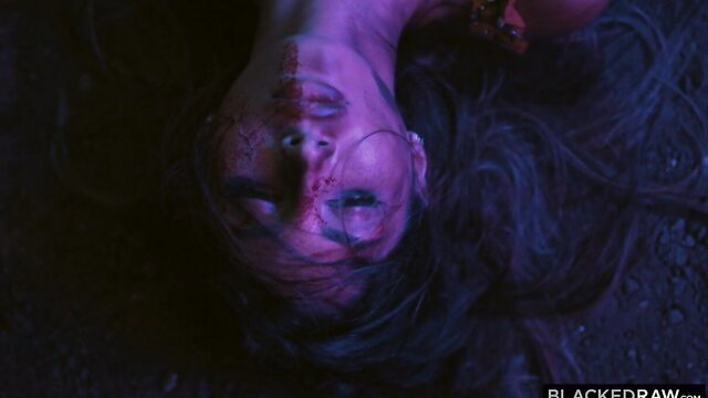 Gianna Dior upside down face in raw Blacked interracial frenzy