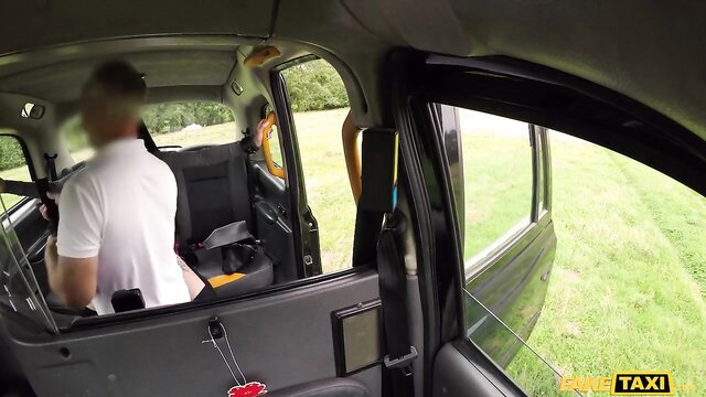 Rae Lil Black deepthroats in Fake Taxi POV rough oral