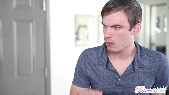 Molly Little's stepbro intense face in taboo cowgirl ride