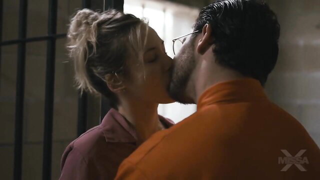 Aiden Ashley kisses prisoner POV in jail MissaX