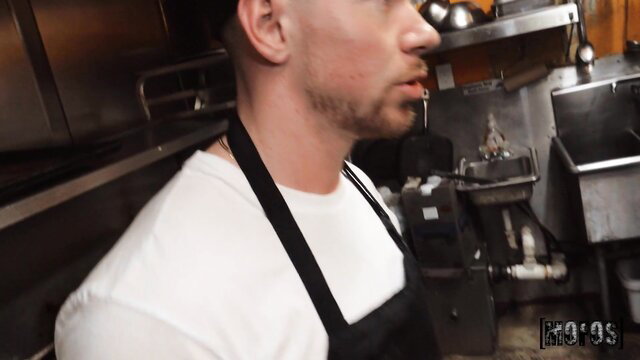 Soi Steel in kitchen with apron, Mofos anal cowgirl thumbnail