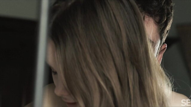 Liz Ocean topless with Alex Romero in steamy wet embrace