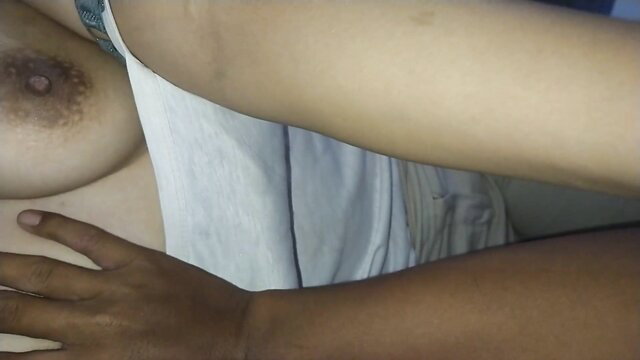 Ughtea Jilbab Indonesian jilbab exposing big brown areola tits closeup